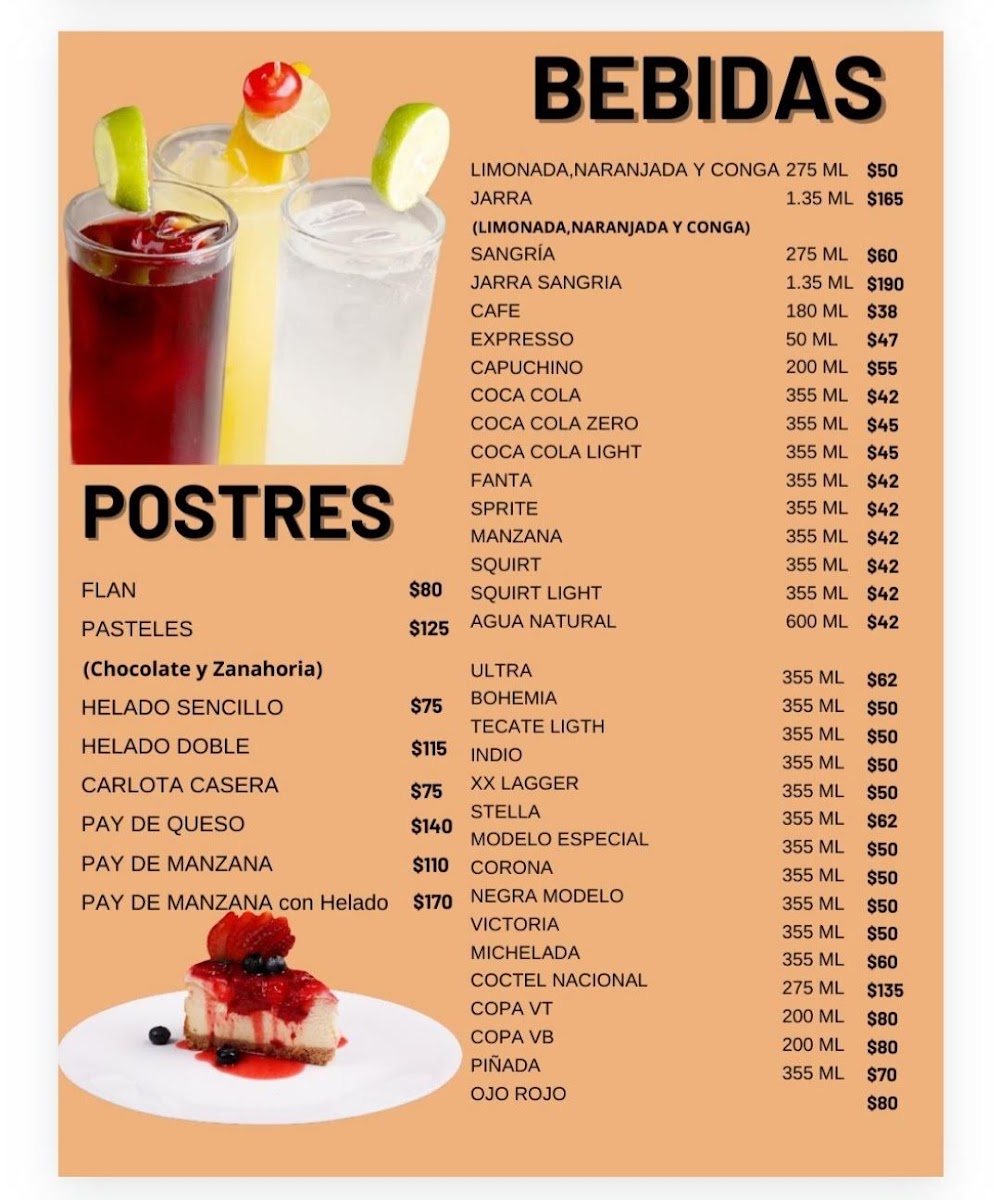 El Vaquero Menu - Image 1