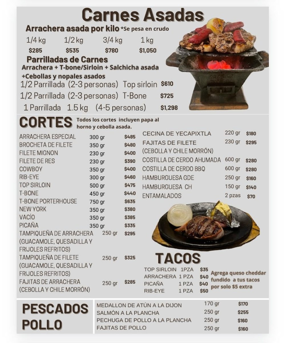 El Vaquero Menu - Image 3