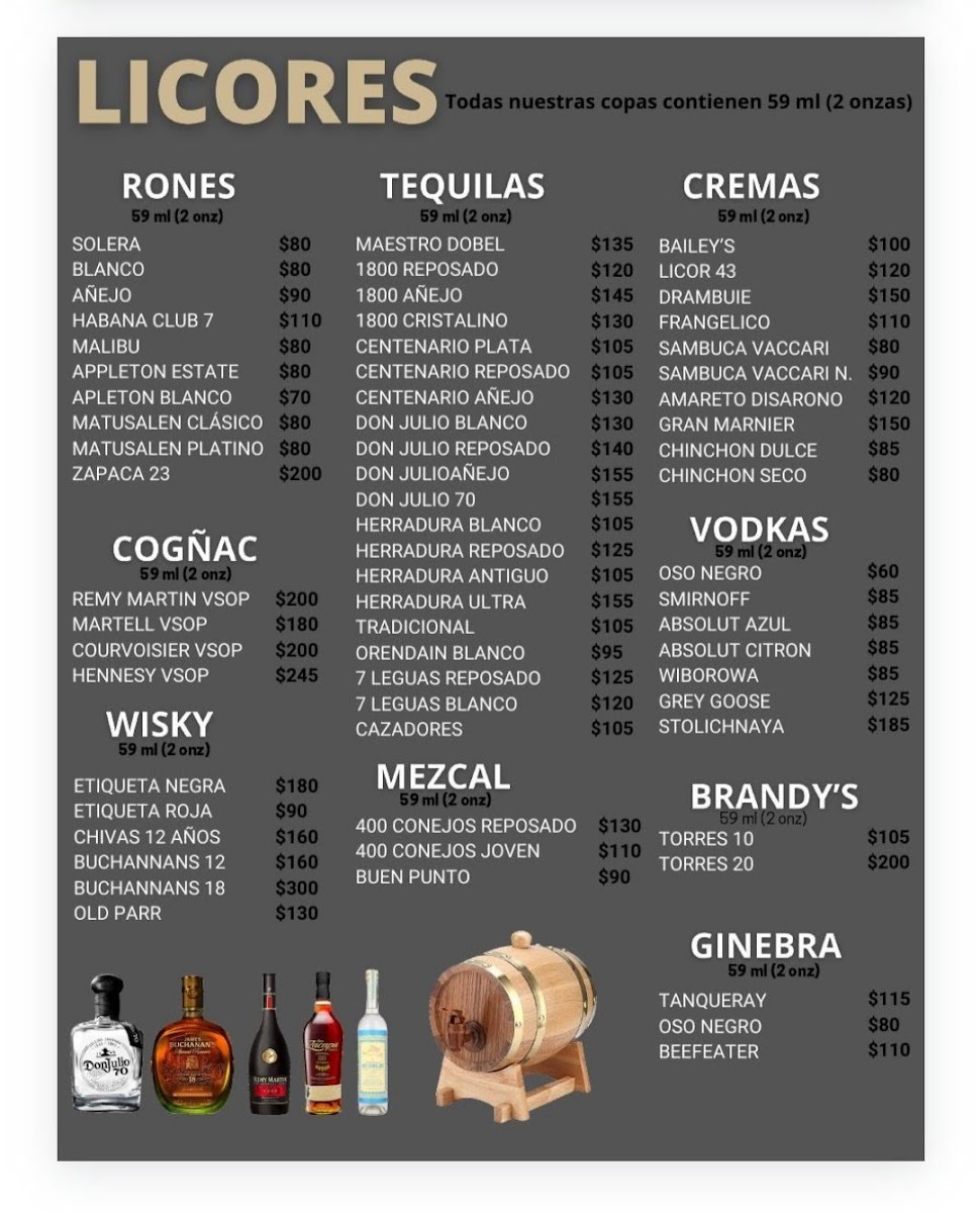 El Vaquero Menu - Image 5