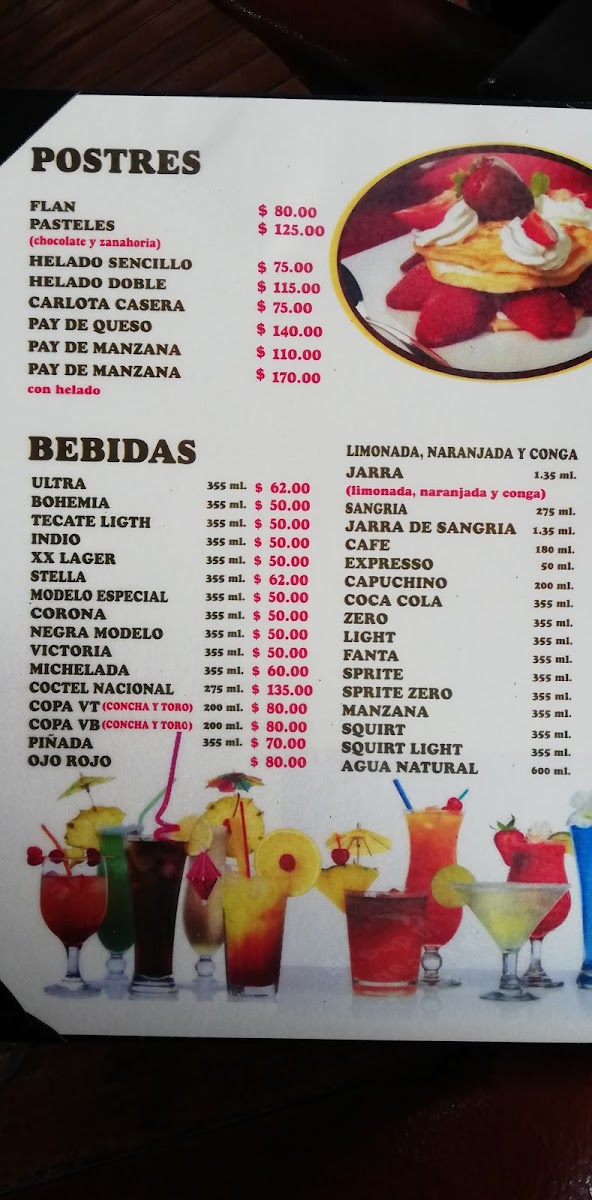 El Vaquero Menu - Image 6